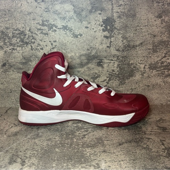 Nike Hyperfuse Basketball Shoes 525019-601 Mens sz 12 - red - Picture 3 of 6